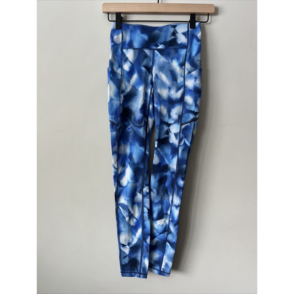 Lululemon Speed Up Tight Full-On Luxtreme 28" Blush Blossom Alpine Blue Size 2